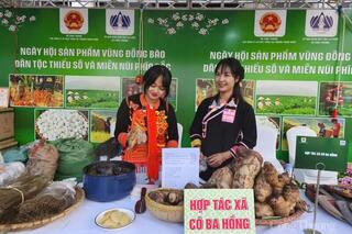 Lai Châu: Khai mạc Ngày hội sản phẩm vùng đồng bào dân tộc thiểu số