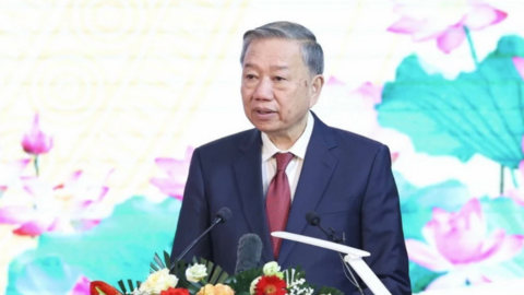 Tổng Bí thư Tô Lâm dự Lễ kỷ niệm Ngày sinh Tổng Bí thư Nguyễn Văn Linh