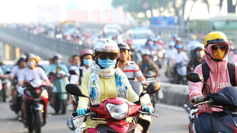 Không khí lạnh gây mưa nhỏ, trời rét tại Bắc Bộ và Trung Bộ