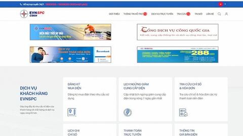 EVNSPC: Khuyến khích khách hàng sử dụng dịch vụ điện trực tuyến trong thời gian giãn cách xã hội