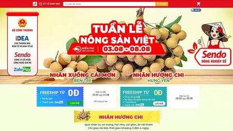 Tiếp tục hỗ trợ tiêu thụ nhãn lồng Hưng Yên trên sàn thương mại điện tử