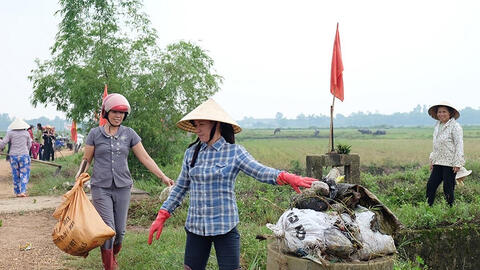 Quảng Trị: Huyện Vĩnh Linh nỗ lực thực hiện tiêu chí môi trường trong xây dựng nông thôn mới