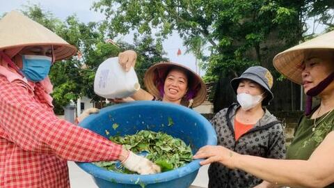 Phụ nữ Hải Dương sáng tạo trong xử lý rác thải hữu cơ tại nhà