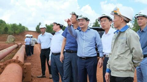 Bộ Công Thương kiểm tra công tác phòng chống thiên tai tại Công ty Nhôm Lâm Đồng