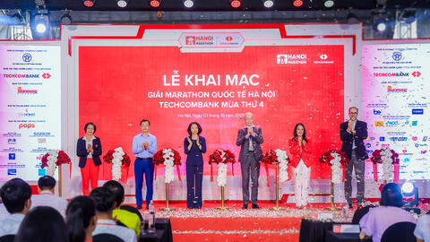 Giải marathon quốc tế Hà Nội Techcombank 2025