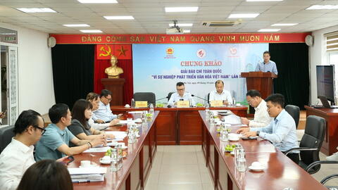 122 tác phẩm vào chung khảo Giải Báo chí ‘Vì sự nghiệp phát triển văn hóa Việt Nam’