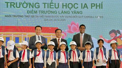 Chung tay vun đắp ước mơ cho học trò vùng cao Gia Lai