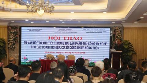 Thủ công mỹ nghệ Việt Nam hướng tới thị trường toàn cầu 2.394 tỷ USD