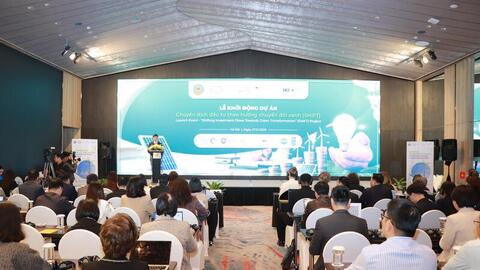 Khởi động dự án ‘Chuyển dịch đầu tư theo hướng chuyển đổi xanh’