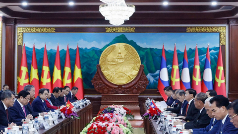 Tổng Bí thư Tô Lâm hội đàm với Tổng Bí thư, Chủ tịch nước Lào Thonglun Sisoulith