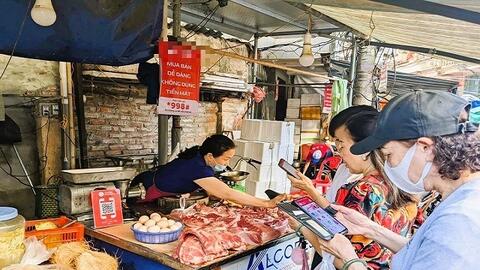 Số hóa chợ truyền thống hướng tới phát triển bền vững