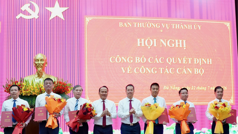 Đà Nẵng công bố quyết định điều động, bổ nhiệm nhiều cán bộ chủ chốt