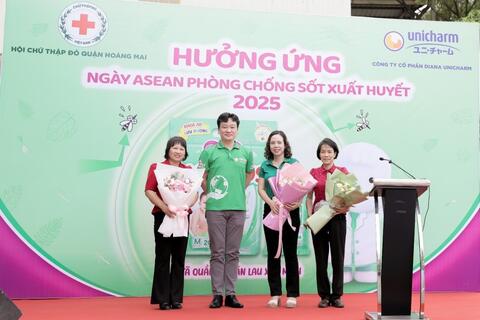 Diana Unicharm phát động lễ ra quân hưởng ứng ngày ASEAN phòng chống sốt xuất huyết 2025