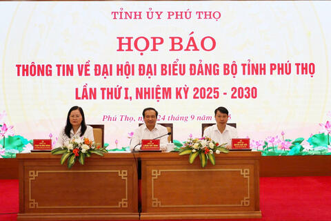 500 đại biểu dự Đại hội Đảng bộ tỉnh Phú Thọ diễn ra vào ngày 29, 30/9