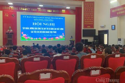 Thanh Hóa nâng cao chất lượng các tiêu chí chợ kinh doanh thực phẩm
