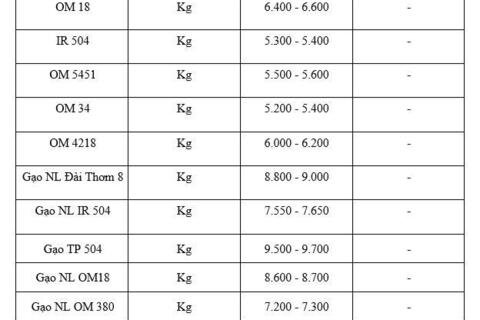 Giá lúa gạo hôm nay ngày 19/12: Gạo xuất khẩu đảo chiều tăng mạnh