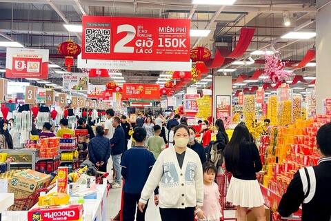 Nghệ An: Nhộn nhịp mua sắm tại các siêu thị, chợ dân sinh