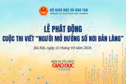 Thể lệ cuộc thi viết 'Người mở đường số nơi bản làng'