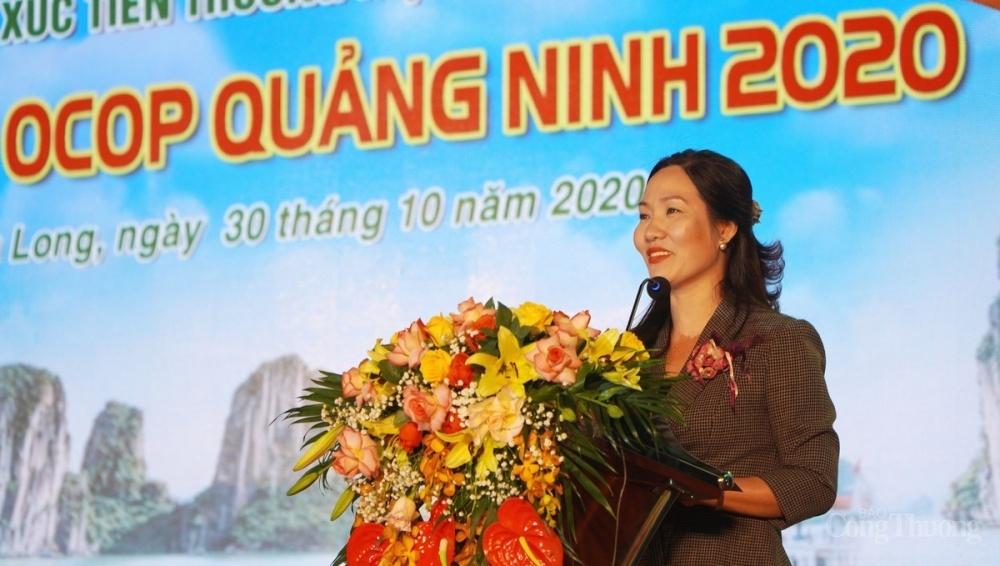 bà Nguyễn Thị Hạnh, Phó Chủ tịch UBND tỉnh Quảng Ninh, khẳng định: Những năm qua, các sản phẩm OCOP Quảng Ninh không chỉ tăng về lượng, mà còn không ngừng được nâng cao về chất 0544-hoi-cho-ocop-quang-ninh-1
