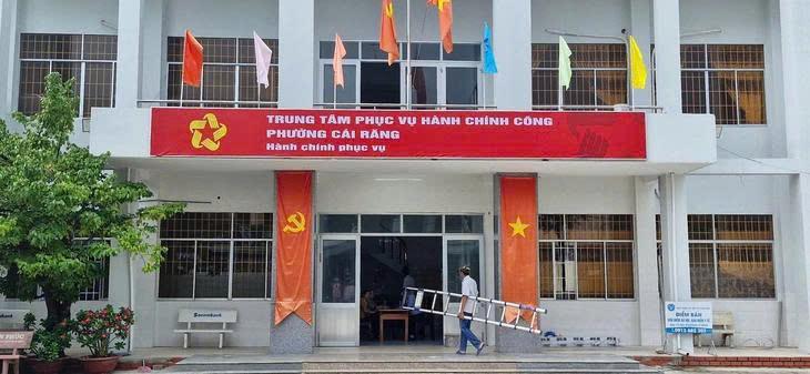 Trung tâm hành chính phường Cái Răng (mới). Ảnh Lê Dân