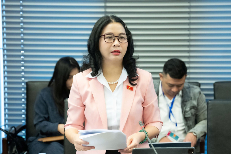 Đại biểu Nguyễn Thị Lan - đoàn Hà Nội.