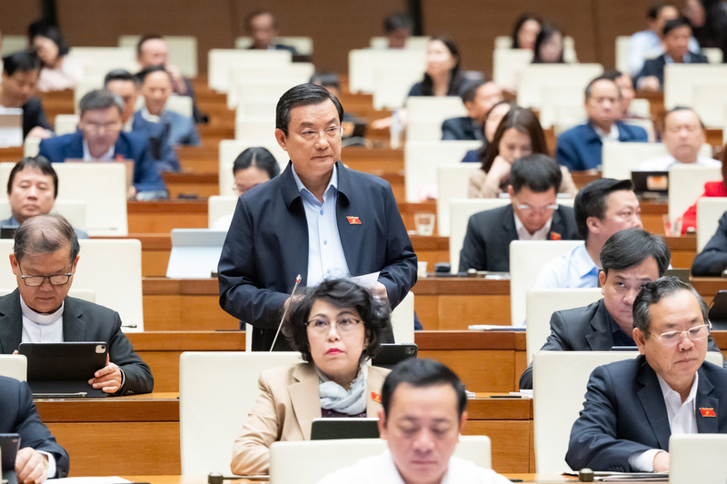 Đại biểu Phạm Trọng Nhân - đoàn TP Hồ Chí Minh.