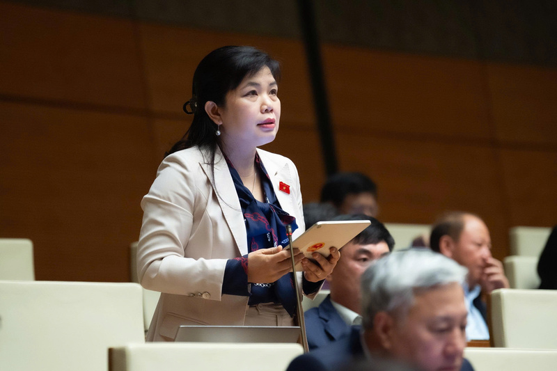 Đại biểu Nguyễn Thị Thu Hà (đoàn Quảng Ninh). Ảnh: VPQH