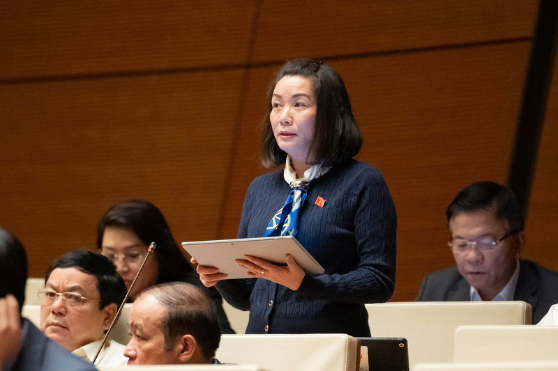 Đại biểu Nguyễn Minh Tâm (đoàn Quảng Trị). Ảnh: VPQH