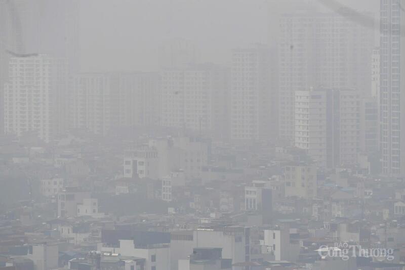 Khu vực Cầu Giấy lúc 7h sáng nay.