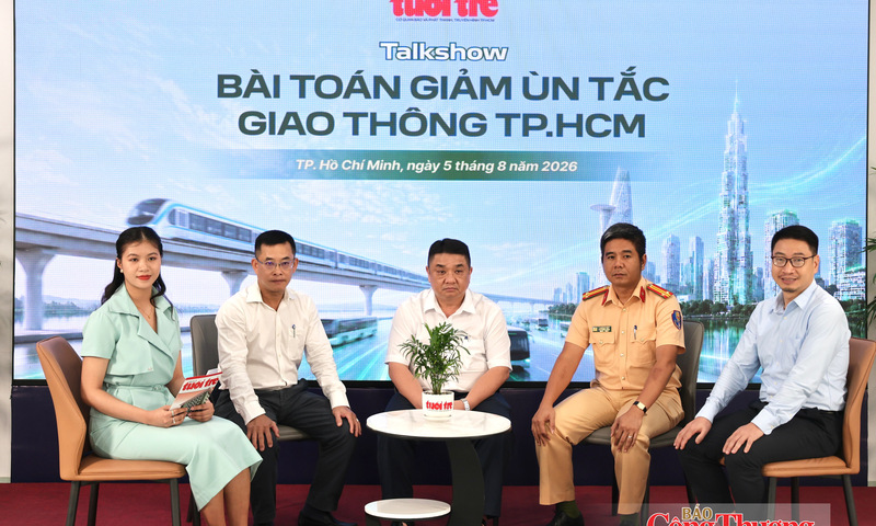 Ngày 5/8, Báo Điện tử Tuổi Trẻ tổ chức talkshow với chủ đề “Bài toán giảm ùn tắc giao thông TP. Hồ Chí Minh