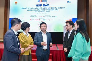 Họp báo công bố 'Tuần lễ Thương mại điện tử quốc gia và Ngày mua sắm trực tuyến 2025'