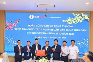 Chùm ảnh: Kiểm tra phương án đảm bảo cấp điện dịp Tết tại miền Trung