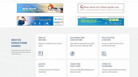 EVNSPC: Khuyến khích khách hàng sử dụng dịch vụ điện trực tuyến trong thời gian giãn cách xã hội