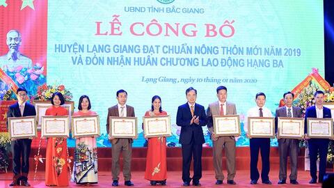 Huyện Lạng Giang (Bắc Giang):    Xây dựng nông thôn mới gắn với phát triển đô thị