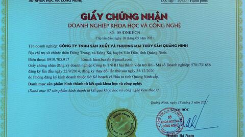 Ứng dụng công nghệ sinh học phát triển sản phẩm nâng cao giá trị hải sản địa phương