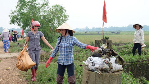 Quảng Trị: Huyện Vĩnh Linh nỗ lực thực hiện tiêu chí môi trường trong xây dựng nông thôn mới