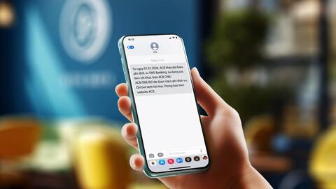 ACB khuyến khích khách hàng nhận thông báo miễn phí qua ngân hàng số