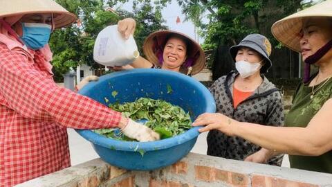 Phụ nữ Hải Dương sáng tạo trong xử lý rác thải hữu cơ tại nhà