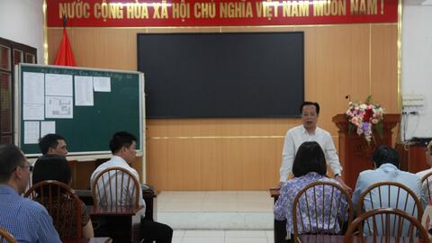 Học sinh Hà Nội tập dượt cho kỳ thi tốt nghiệp THPT 2024