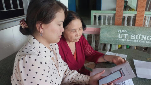 Châu Thành (Long An) triển khai mô hình Thu gom rác thải nhựa, chai thủy tinh bằng mã QR