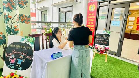 Tuyển sinh trực tuyến cấp học mầm non nhanh chóng, thuận tiện