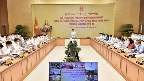 Chính phủ luôn đồng hành, hỗ trợ doanh nghiệp và người dân