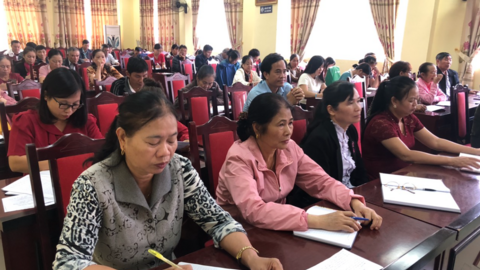 Hội Nông dân TPLai Châu: Nâng cao kiến thức kỹ năng  công tác hội