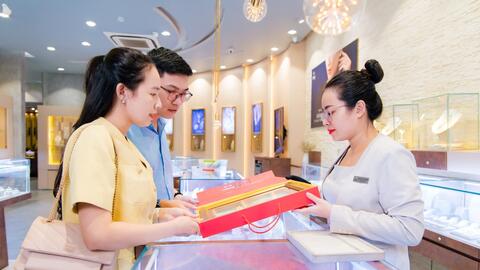 "Ghép tài lộc - 100% nhận lộc vàng" PNJ dịp đầu Xuân 2024