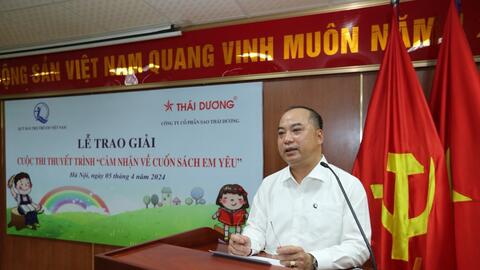 Lễ trao giải cuộc thi thuyết trình “Cảm nhận về cuốn sách em yêu”