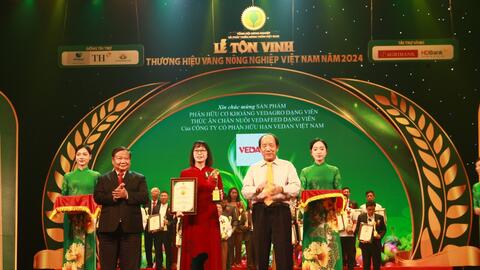 Vedan Việt Nam liên tiếp khẳng định vị thế “Thương hiệu Vàng nông nghiệp Việt Nam"