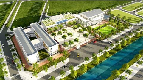 Ngôi trường hiện đại được đầu tư trọng điểm ở huyện Đông Anh