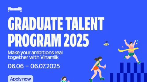 Công ty sữa hàng đầu Việt Nam mở đơn tìm kiếm nhân lực tài năng trẻ