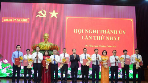 Thành ủy Đà Nẵng (mới) công bố bổ nhiệm hàng loạt nhân sự chủ chốt