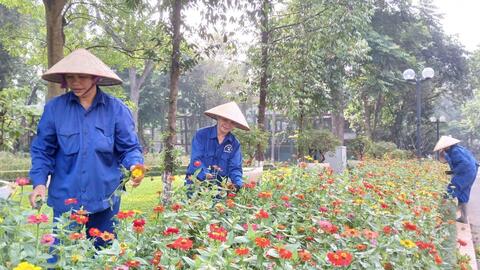 Hà Nội gấp rút chỉnh trang đô thị phục vụ các dịp lễ lớn